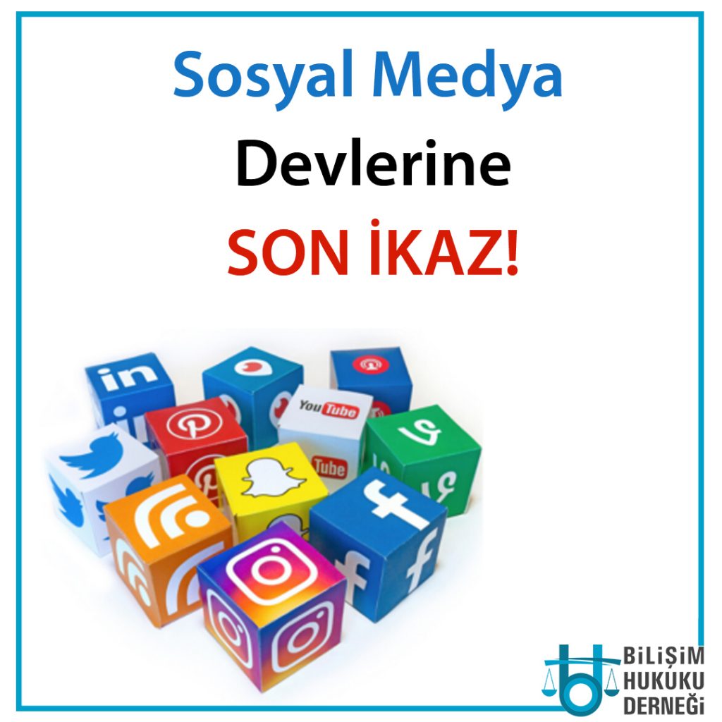 Sosyal medya devlerine son ikaz